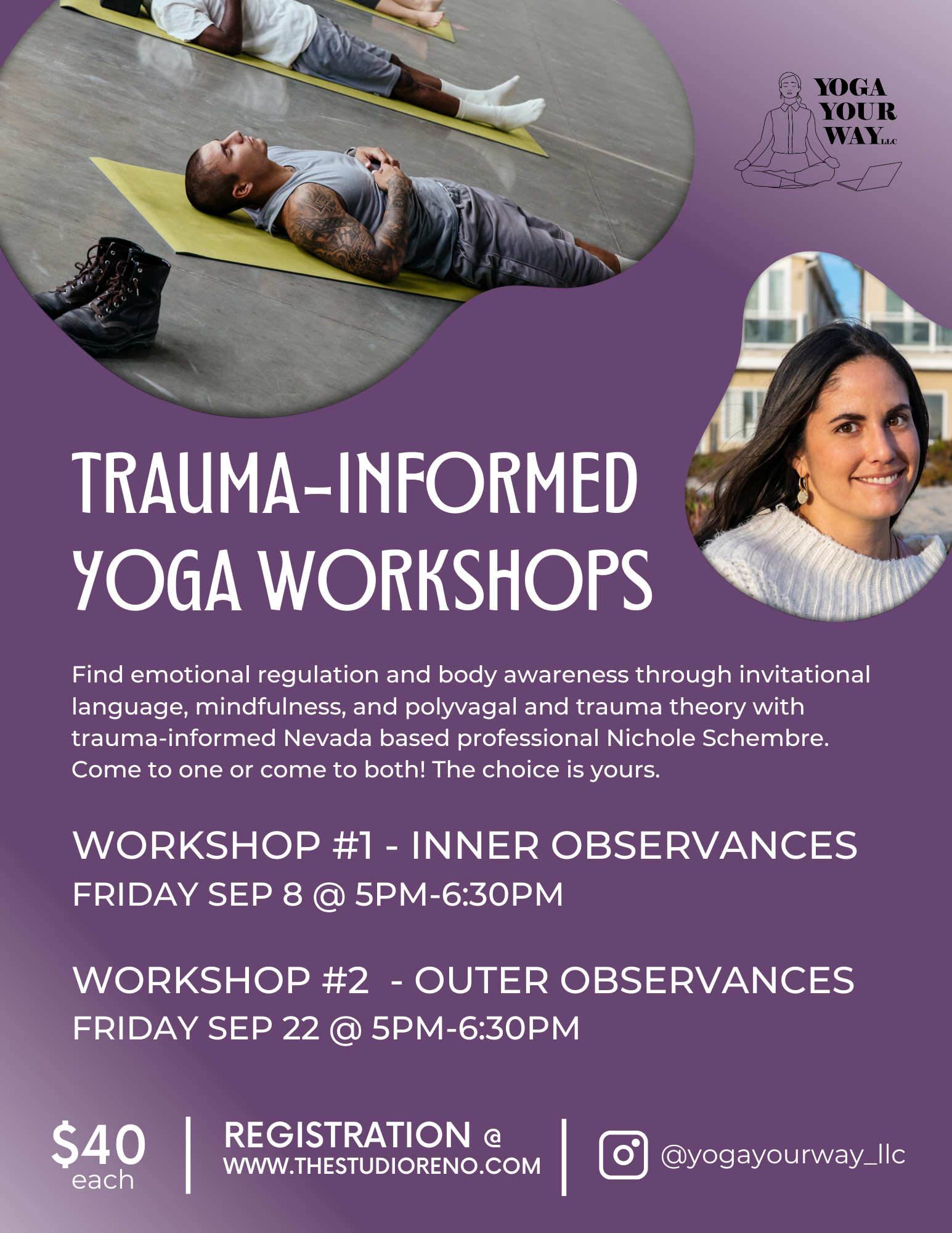 Trauma Informed Workshop, Inner Observances - The Studio Reno